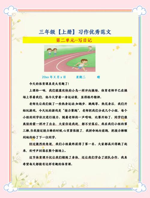 开心的体育课,开心的体育课日记